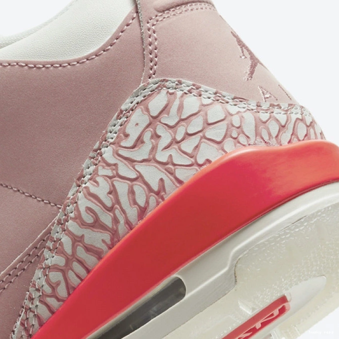 Cheap Husky CK9246-600 (W) Retro 3 Pink Jordan Rust 0709